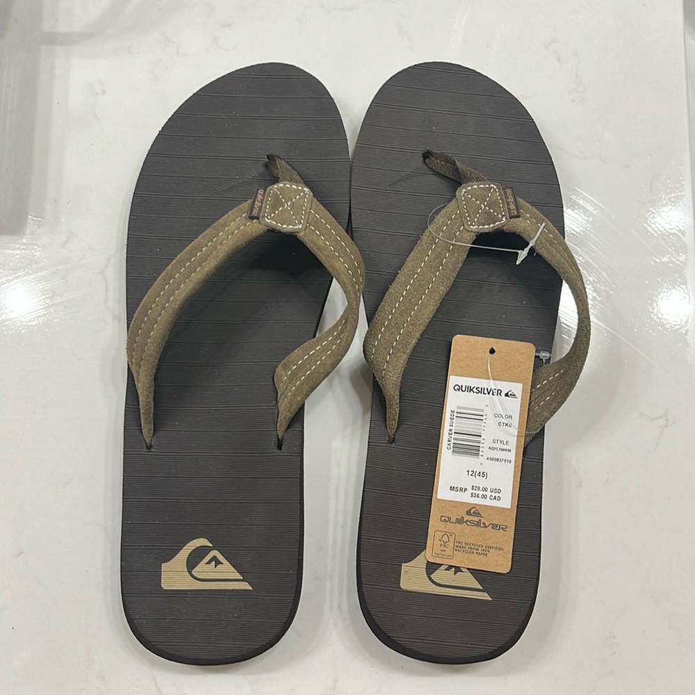 Mens Quicksilver Size 12 Sandals